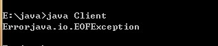 java eof怎么输入