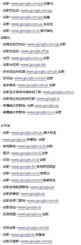 Google所有域名列表详尽揭秘,隐藏在背后的秘密是什么? 第1张 Google所有域名列表详尽揭秘,隐藏在背后的秘密是什么? 第1张