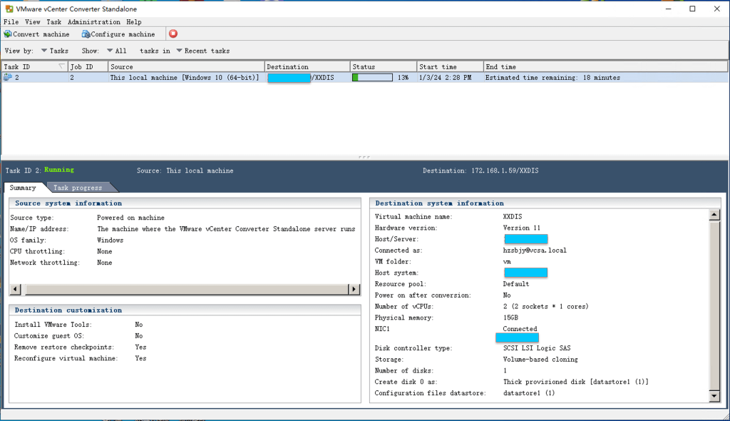 vmware将linux物理机转换为 第3张 vmware将linux物理机转换为 第3张