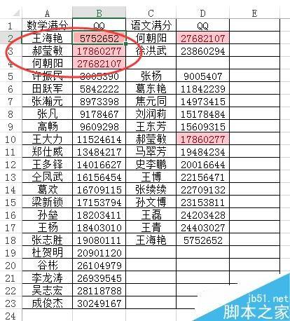如何在表格中快速找出相同数据库记录? 第2张 如何在表格中快速找出相同数据库记录? 第2张