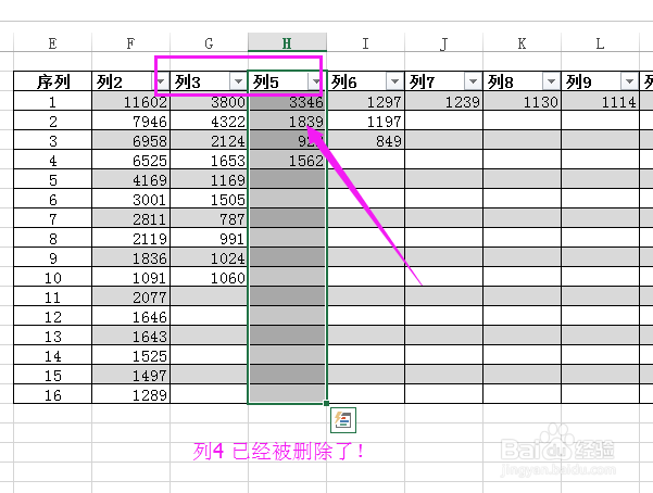 Excel如何删除整列数据? 第1张 Excel如何删除整列数据? 第1张