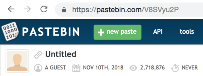 pastebin网站是什么?安全吗?能匿名分享文本吗? 第2张 pastebin网站是什么?安全吗?能匿名分享文本吗? 第2张