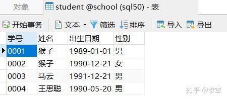 SQL零基础教程，快速创建学生信息表