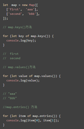 怎么读取map的值 javascript 第2张 怎么读取map的值 javascript 第2张