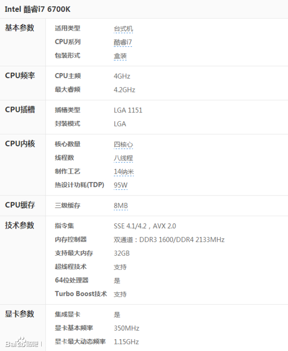 6700配置多少钱,6700配置详细参数 第2张 6700配置多少钱,6700配置详细参数 第2张