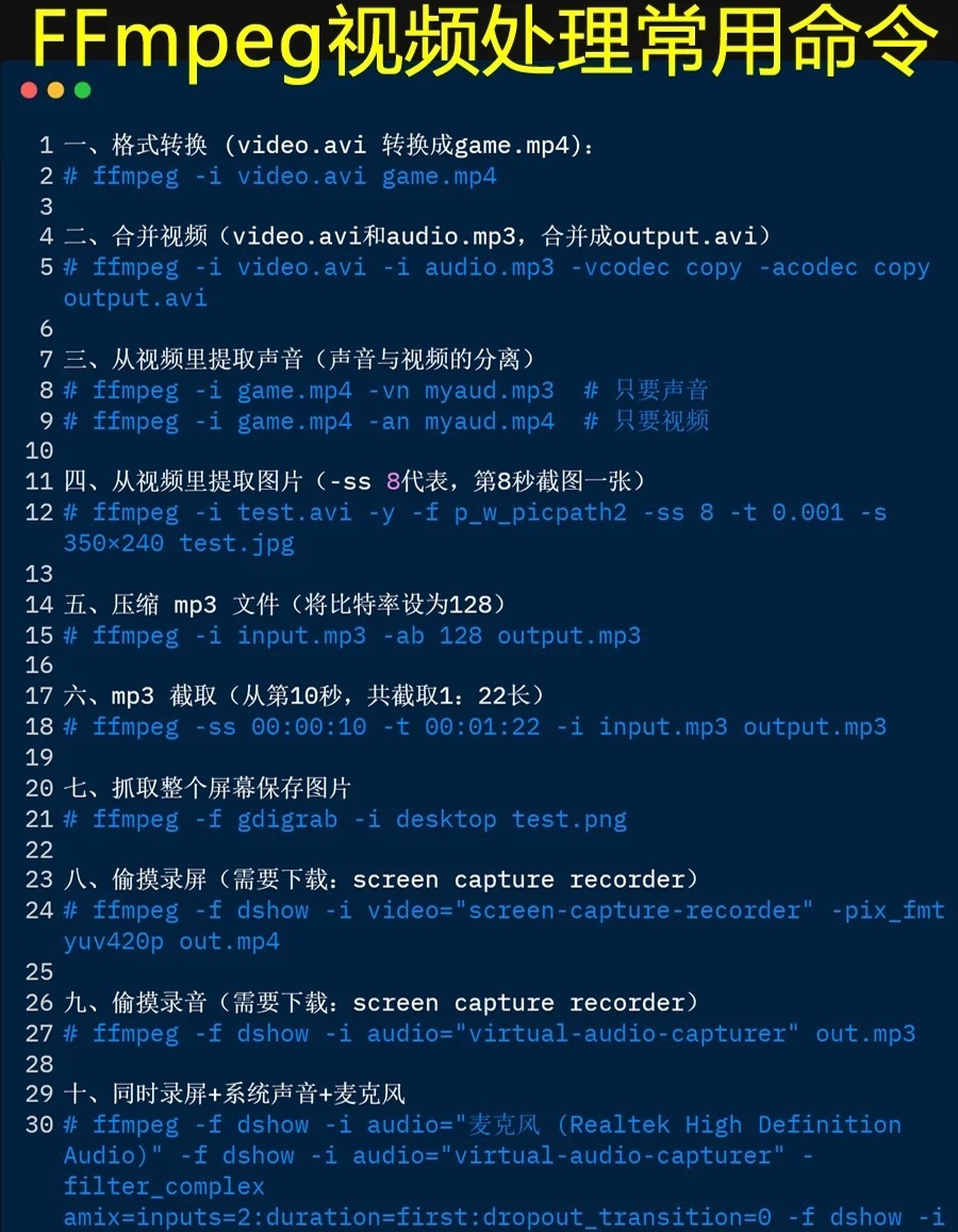 如何通过ffmpeg高效压缩视频而不损失画质?探讨最佳压缩参数与技巧。 第1张 如何通过ffmpeg高效压缩视频而不损失画质?探讨最佳压缩参数与技巧。 第1张
