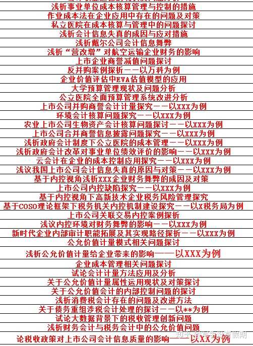 会计毕业论文大数据分析怎么写?大数据时代会计专业论文选题 第2张 会计毕业论文大数据分析怎么写?大数据时代会计专业论文选题 第2张