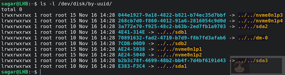 linux中如何查看uuid 第1张 linux中如何查看uuid 第1张