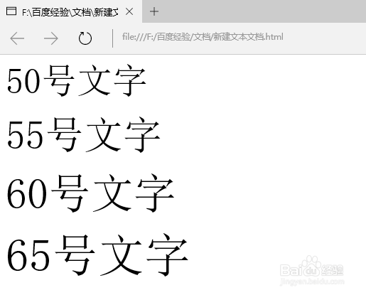 如何放大html的字体