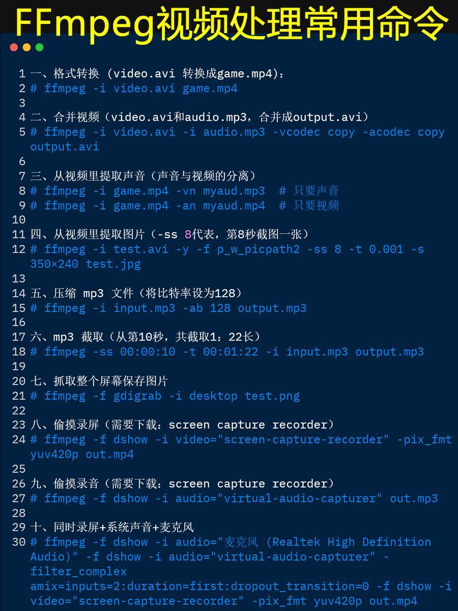 ffmpeg录屏Linux时,如何解决常见卡顿和画质模糊问题? 第1张 ffmpeg录屏Linux时,如何解决常见卡顿和画质模糊问题? 第1张