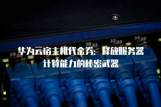 云服务器宿主机 第3张 云服务器宿主机 第3张