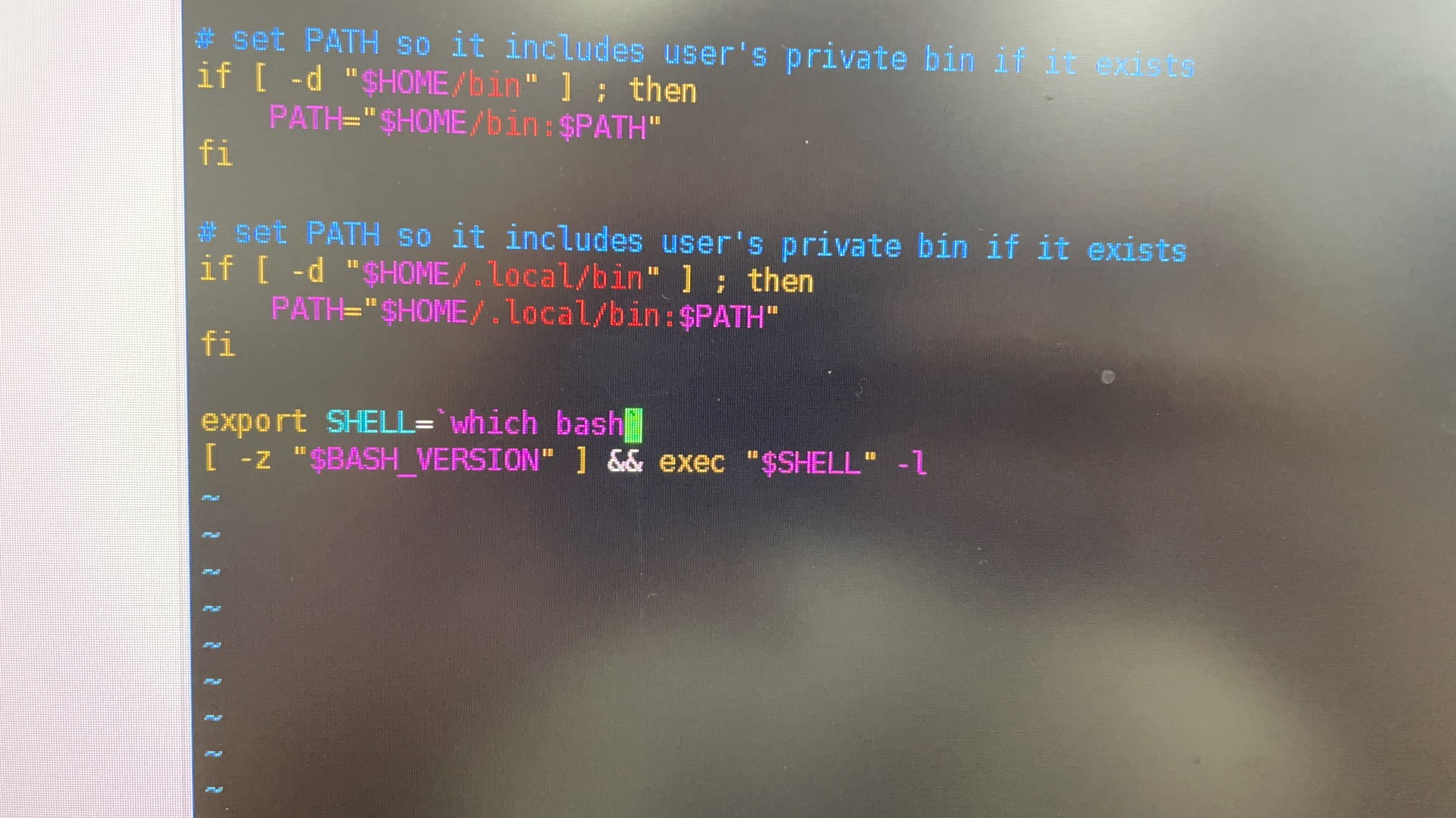 linux如何输出tab键