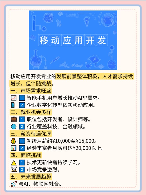 高职移动应用开发专业值得学吗,就业前景怎么样? 第3张 高职移动应用开发专业值得学吗,就业前景怎么样? 第3张