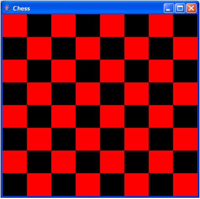国际象棋绘制java怎么做?java实现国际象棋棋盘代码