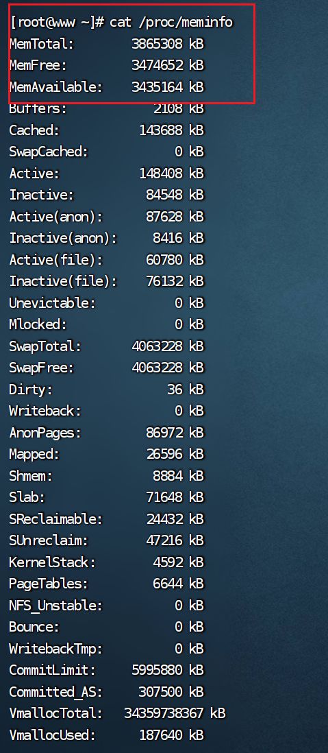 linux如何查看内存和主频 第3张 linux如何查看内存和主频 第3张