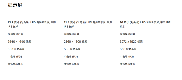 苹果笔记本配置表 第2张 苹果笔记本配置表 第2张