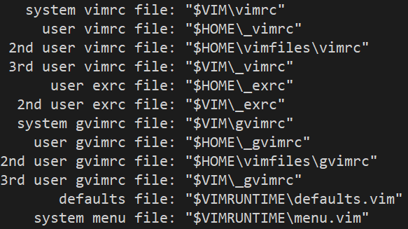 vim的配置文件在哪?vim配置文件路径及修改方法 第1张 vim的配置文件在哪?vim配置文件路径及修改方法 第1张
