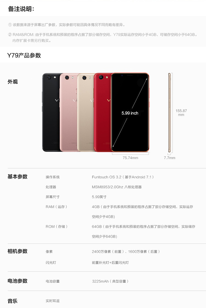 vivoy79参数配置有哪些,vivoy79参数配置怎么样