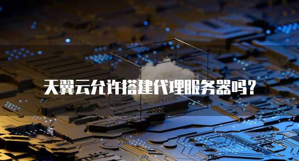 云服务器适合搭建代理业务吗,需要注意什么? 第2张 云服务器适合搭建代理业务吗,需要注意什么? 第2张