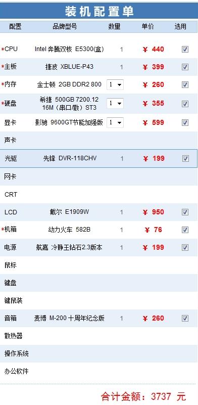 组装机的配置怎么选？组装机配置推荐