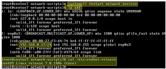 redhat配置ip地址，centos7设置静态ip
