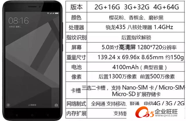 红米4x配置参数报价是多少?红米4x配置参数怎么样 第3张 红米4x配置参数报价是多少?红米4x配置参数怎么样 第3张