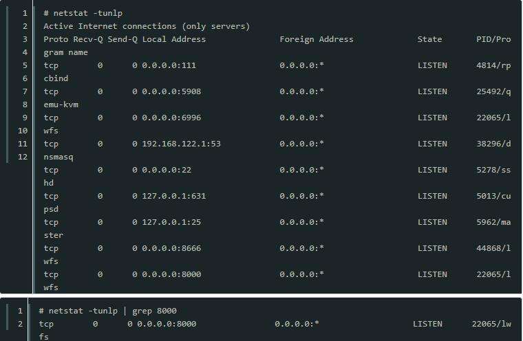 如何检查Linux端口状态? 第1张 如何检查Linux端口状态? 第1张