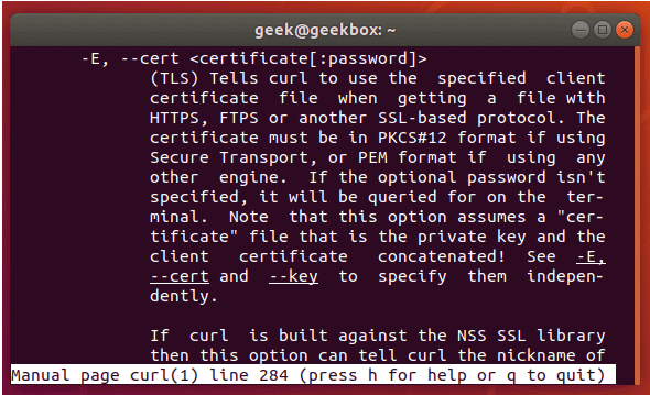 Linux命令行如何用curl打开网页？