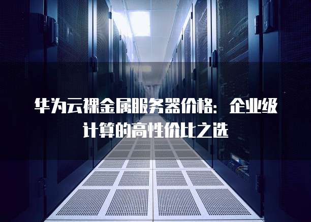 公有云裸金属服务器,如何平衡性能与成本,选择最佳方案? 第2张 公有云裸金属服务器,如何平衡性能与成本,选择最佳方案? 第2张
