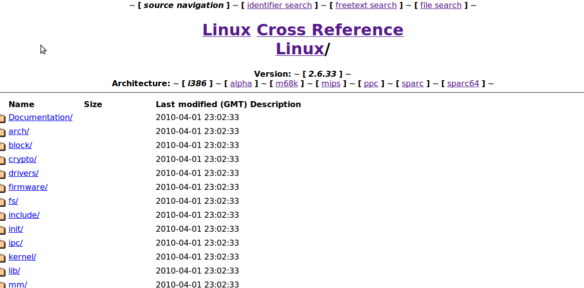 查看Linux内核版本源码方法 第2张 查看Linux内核版本源码方法 第2张