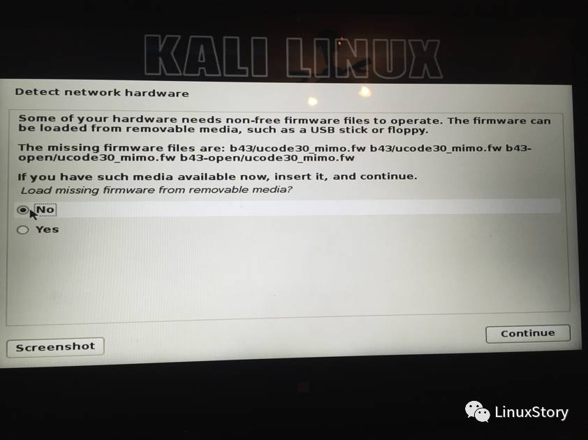 物理机kali安装系统失败