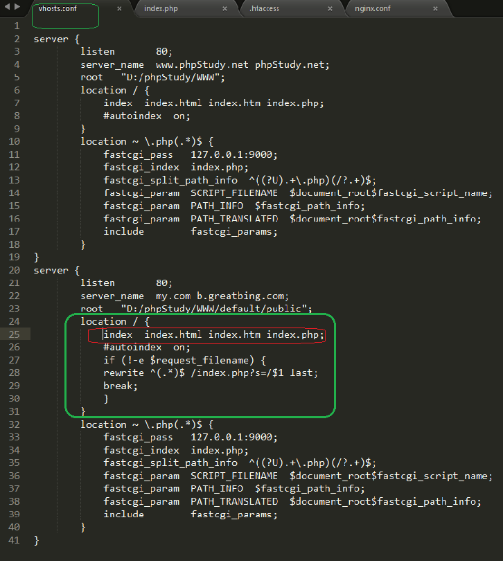 nginx配置thinkphp 404错误怎么解决,nginx配置thinkphp