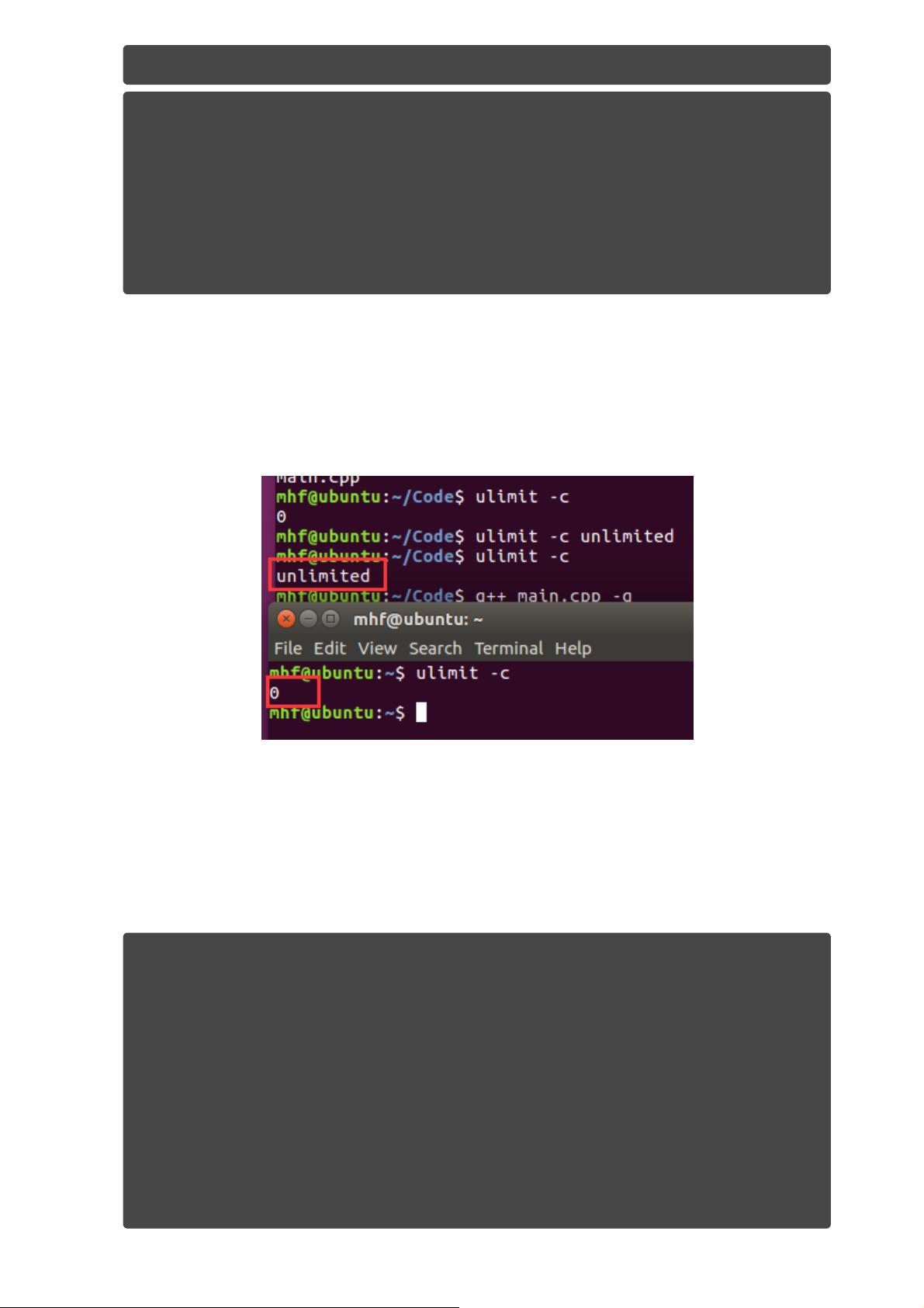 linux 如何生成core 第3张 linux 如何生成core 第3张