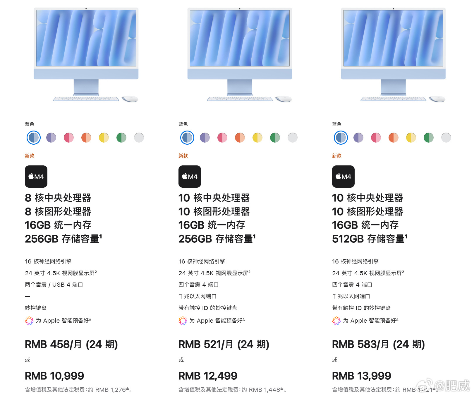 iMac什么配置好,2024款iMac哪个型号值得买 第3张 iMac什么配置好,2024款iMac哪个型号值得买 第3张
