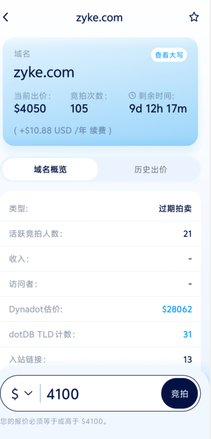三拼域名拍卖值得投资吗?三拼域名拍卖价格走势 第1张 三拼域名拍卖值得投资吗?三拼域名拍卖价格走势 第1张