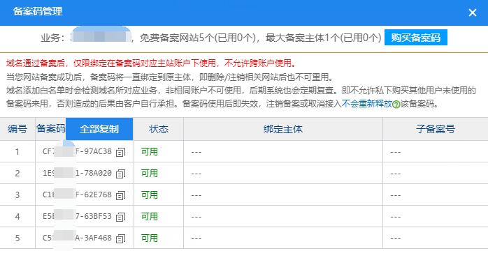 域名备案授权码是什么?域名备案授权码如何获取? 第1张 域名备案授权码是什么?域名备案授权码如何获取? 第1张