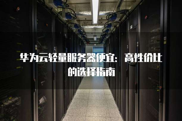 虚拟主机轻量级服务器,如何选择最适合您的性价比之选? 第2张 虚拟主机轻量级服务器,如何选择最适合您的性价比之选? 第2张