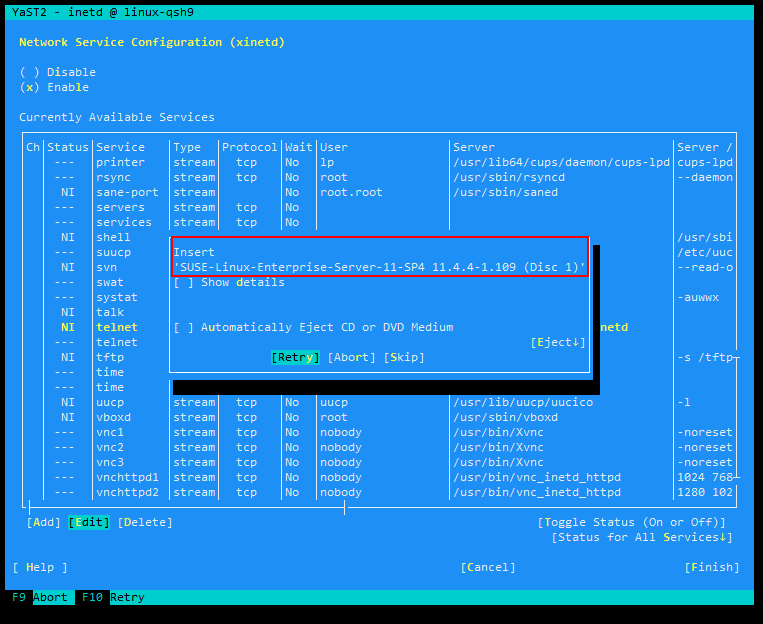 suse linux 网卡配置 第3张 suse linux 网卡配置 第3张