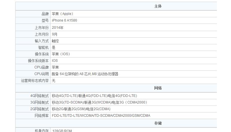 苹果a1286参数配置