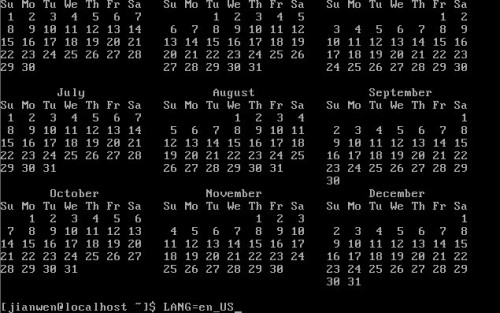 linux显示日历如何保存 第3张 linux显示日历如何保存 第3张