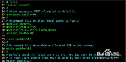 ubuntu搭建ftp服务器 第3张 ubuntu搭建ftp服务器 第3张