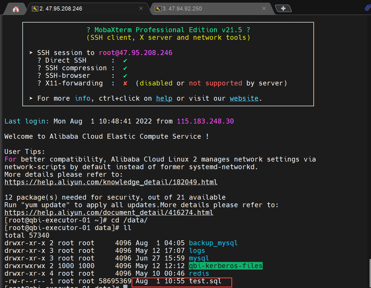 Linux服务器传文件,如何高效跨服务器传输大文件? 第3张 Linux服务器传文件,如何高效跨服务器传输大文件? 第3张