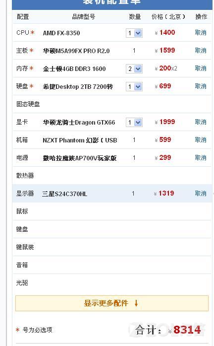 fx8350配置怎么搭配好?fx8350最佳配置清单推荐 第3张 fx8350配置怎么搭配好?fx8350最佳配置清单推荐 第3张
