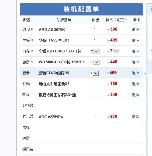 配置是什么,电脑配置单怎么看 第1张 配置是什么,电脑配置单怎么看 第1张