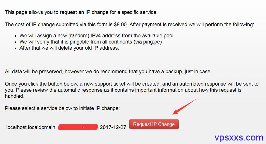 消息:搬瓦工VPS,IP被和谐,免费更换IP和收费更换IP