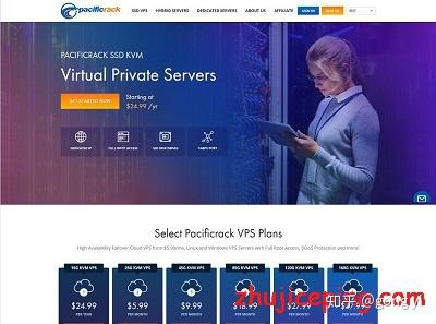 pacificrack:多站VPS,$29.99/年/5个IP/2G内存/2核/20gSSD/10T流量,最高配给61个IP