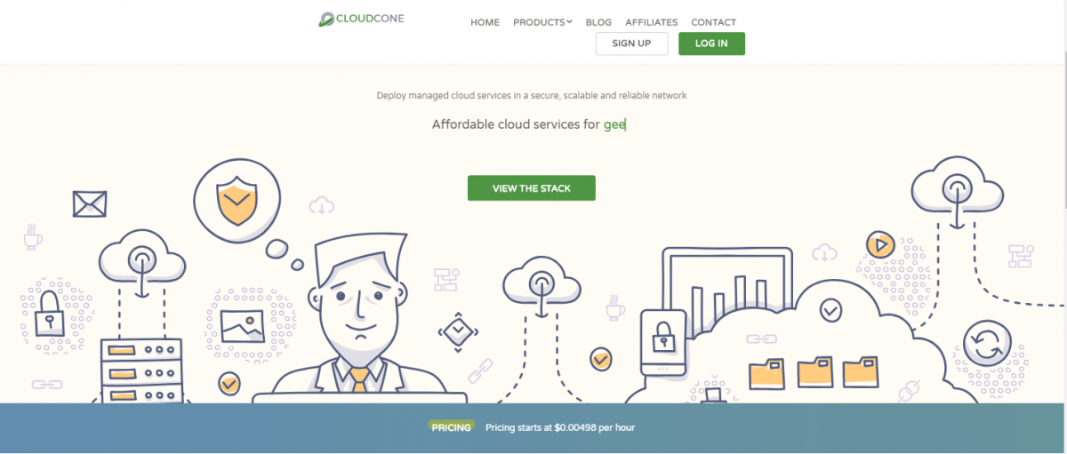cloudcone:美国大流量VPS,$12/年,512M内存/1核/15gSSD/5T流量