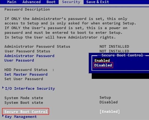 secureboot未正确配置怎么解决,secureboot设置错误修复方法