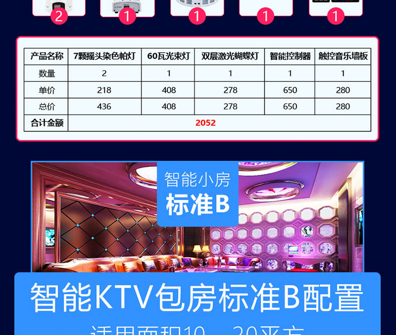 KTV配置要多少钱?包厢音响灯光怎么选,KTV配置清单大全