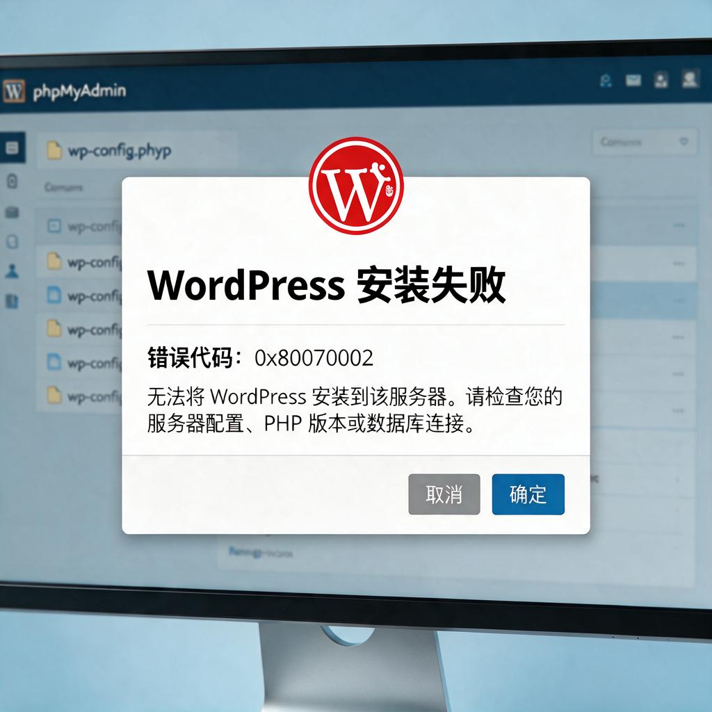 WordPress安装空白页解决